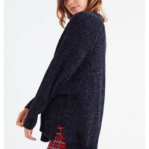 Urban outfitters Chenille Plush Cardigan